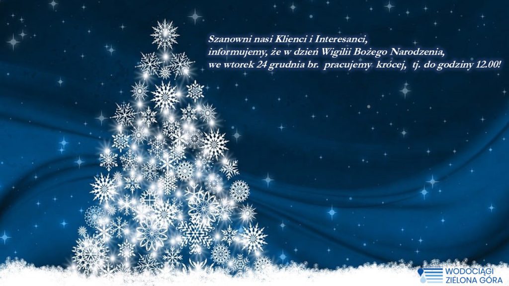 Informacja świąteczna