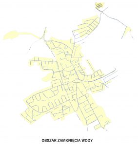 Mapa Z Zaznaczeniem Ulic Pod Wyłączenie Wody mapa z zaznaczeniem ulic pod wyłączenie wody