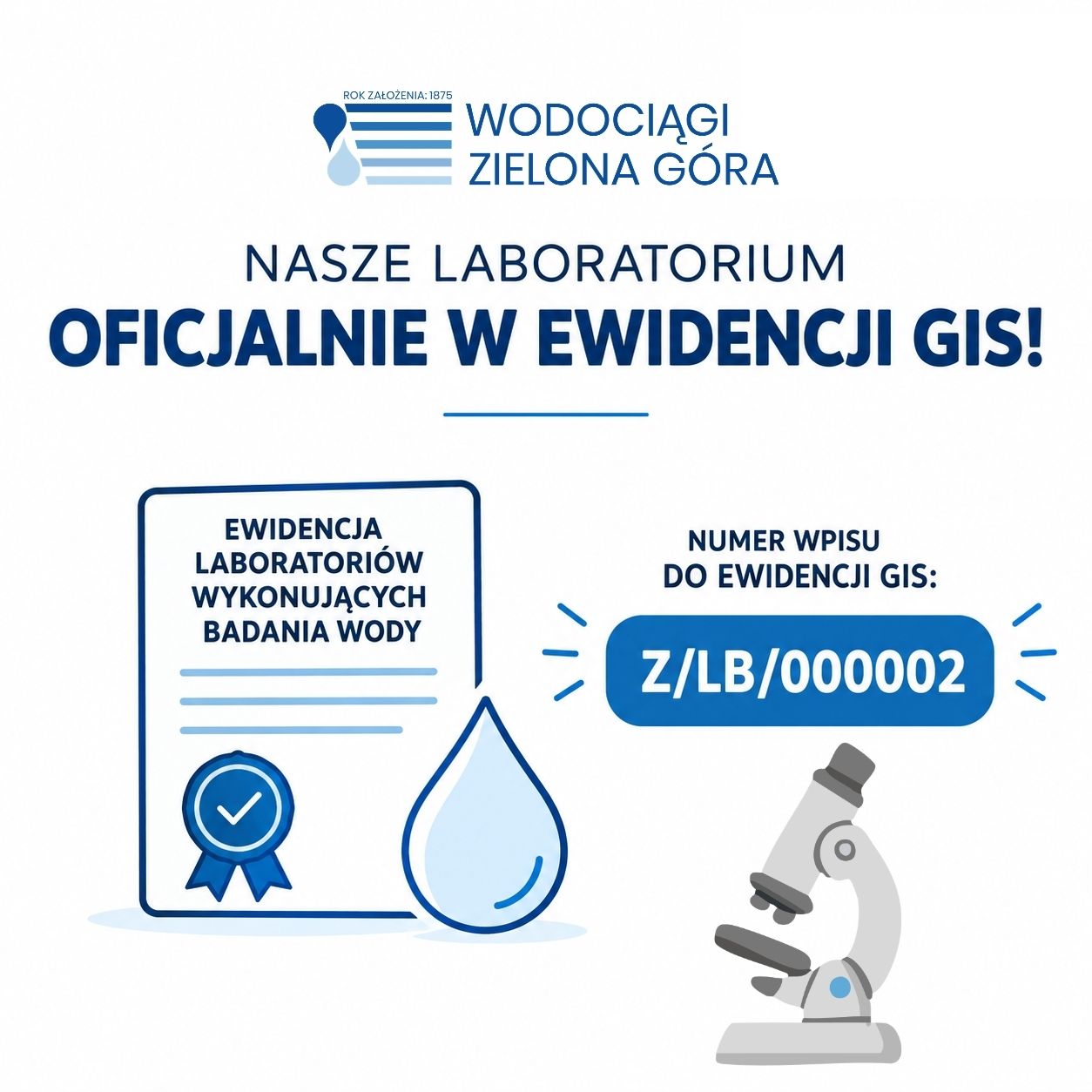 laboratorium wpis do ewidencji GIS